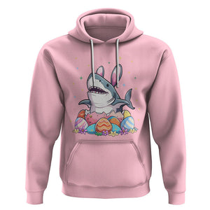 Easter Day Cute Bunny Shark Egg Basket Hoodie TS09 Light Pink Printyourwear