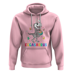 Easter Day Hoodie Eggasaurus Stegosaurus Dinosaur Egg Bunny TS09 Light Pink Printyourwear