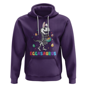 Easter Day Hoodie Eggasaurus Stegosaurus Dinosaur Egg Bunny TS09 Purple Printyourwear