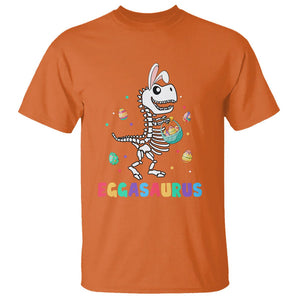 Easter Day T Shirt Eggasaurus Stegosaurus Dinosaur Egg Bunny TS09 Orange Printyourwear