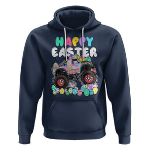 Easter Day Monster Truck Hunting Egg Boys Toddler Hoodie TS09 Navy Printyourwear