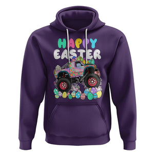 Easter Day Monster Truck Hunting Egg Boys Toddler Hoodie TS09 Purple Printyourwear