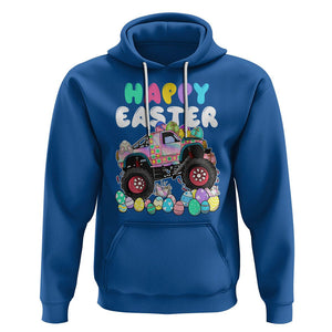 Easter Day Monster Truck Hunting Egg Boys Toddler Hoodie TS09 Royal Blue Printyourwear