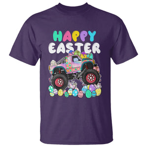 Easter Day Monster Truck Hunting Egg Boys Toddler T Shirt TS09 Purple Printyourwear