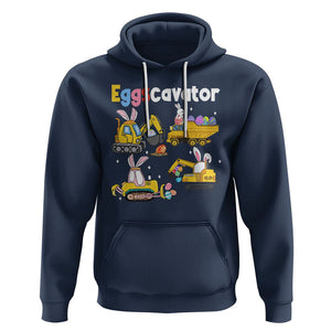 Easter Day Hoodie Eggscavator Egg Hunt Construction Trucks Toddler Boys TS09 Navy Printyourwear