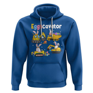 Easter Day Hoodie Eggscavator Egg Hunt Construction Trucks Toddler Boys TS09 Royal Blue Printyourwear