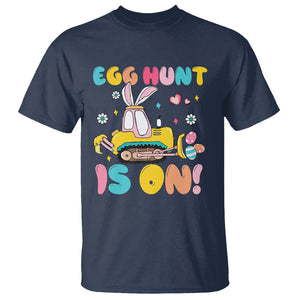 Easter Day T Shirt Egg Hunt Is On Funny Truck Bunny TS09 Navy Printyourwear