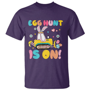 Easter Day T Shirt Egg Hunt Is On Funny Truck Bunny TS09 Purple Printyourwear