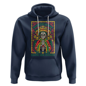 Mexican Pride Hoodie Mexicano Hasta Los Huesos Skeleton Sombrero TS09 Navy Printyourwear