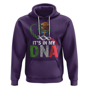 Mexican Pride Hoodie It's In My DNA Mexico Flag Proud Hispanic TS09 Purple Printyourwear