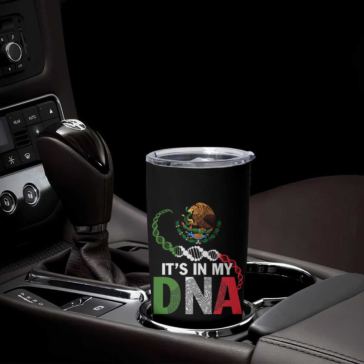 Mexican Pride Tumbler Cup It's In My DNA Mexico Flag Proud Hispanic TS09 Print Your Wear