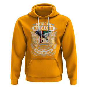 Mexican By Blood American By Birth Patriot By Choice Hoodie TS09 Gold Printyourwear