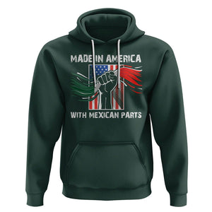 Made In America with Mexican Parts Hoodie TS09 Dark Forest Green Printyourwear