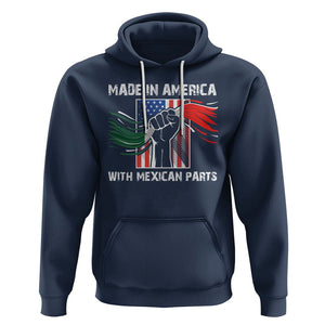 Made In America with Mexican Parts Hoodie TS09 Navy Printyourwear