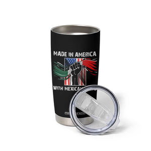 Made In America with Mexican Parts Tumbler Cup TS09 Print Your Wear