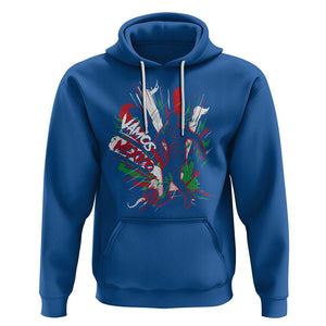 Mexican Soccer Fan Hoodie Vamos Mexico Football Fans TS09 Royal Blue Printyourwear