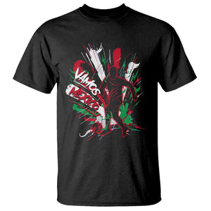 Mexican Soccer Fan T Shirt Vamos Mexico Football Fans TS09 Black Printyourwear