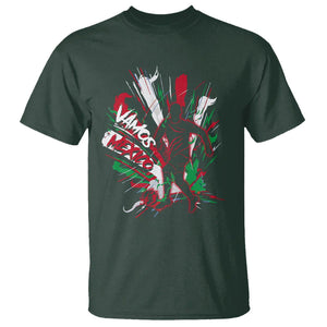 Mexican Soccer Fan T Shirt Vamos Mexico Football Fans TS09 Dark Forest Green Printyourwear