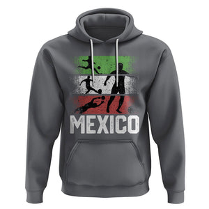 Mexican Soccer Fan Hoodie Mexico Flag Football Team TS09 Charcoal Printyourwear