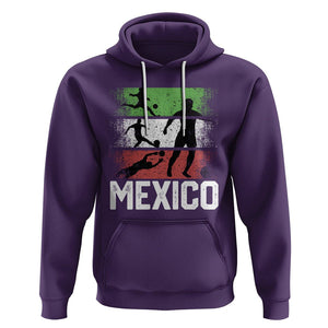 Mexican Soccer Fan Hoodie Mexico Flag Football Team TS09 Purple Printyourwear