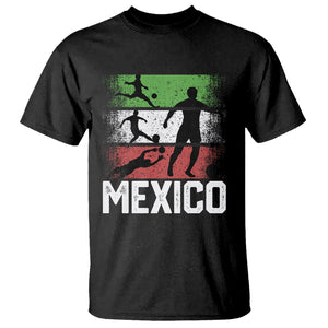 Mexican Soccer Fan T Shirt Mexico Flag Football Team TS09 Black Printyourwear