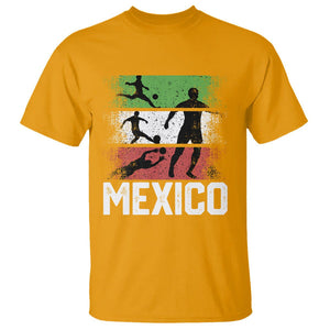 Mexican Soccer Fan T Shirt Mexico Flag Football Team TS09 Gold Printyourwear