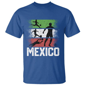 Mexican Soccer Fan T Shirt Mexico Flag Football Team TS09 Royal Blue Printyourwear