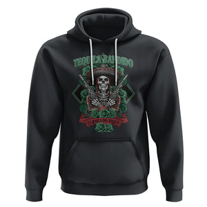 Tequila Bandido Funny Drinking Mexican Skeleton Sombrero Hoodie TS09 Black Printyourwear