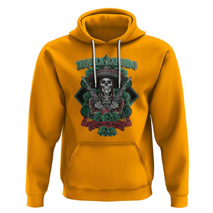 Tequila Bandido Funny Drinking Mexican Skeleton Sombrero Hoodie TS09 Gold Printyourwear