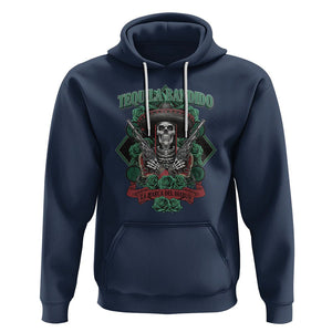 Tequila Bandido Funny Drinking Mexican Skeleton Sombrero Hoodie TS09 Navy Printyourwear