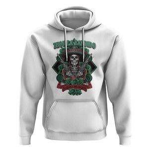 Tequila Bandido Funny Drinking Mexican Skeleton Sombrero Hoodie TS09 White Printyourwear