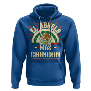 El Abuelo Mas Chingon Mexican Grandpa Mexico Father's Day Hoodie TS09 Royal Blue Printyourwear