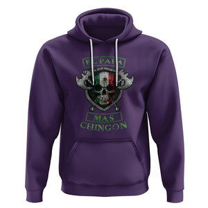 Mexican Dad Hoodie El Papa Mas Chingon Mexico Father's Day TS09 Purple Printyourwear