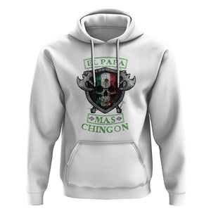 Mexican Dad Hoodie El Papa Mas Chingon Mexico Father's Day TS09 White Printyourwear