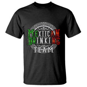 Mexican Drinking Team T Shirt Funny Mexico Flag Beer Party TS09 Black Printyourwear