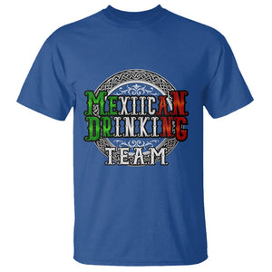 Mexican Drinking Team T Shirt Funny Mexico Flag Beer Party TS09 Royal Blue Printyourwear