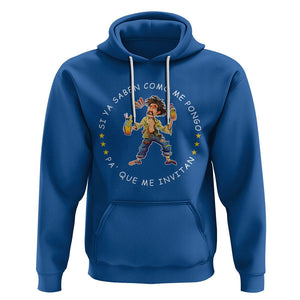 Funny Mexican Drinking Hoodie Si ya saben como me pongo pa' que me invitan Drunk Meme TS09 Royal Blue Printyourwear