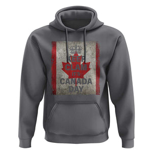 Keep Calm It's Canada Day Hoodie TS09 Charcoal Print Your Wear