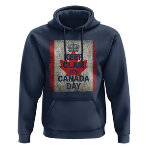 Keep Calm It's Canada Day Hoodie TS09 Navy Print Your Wear