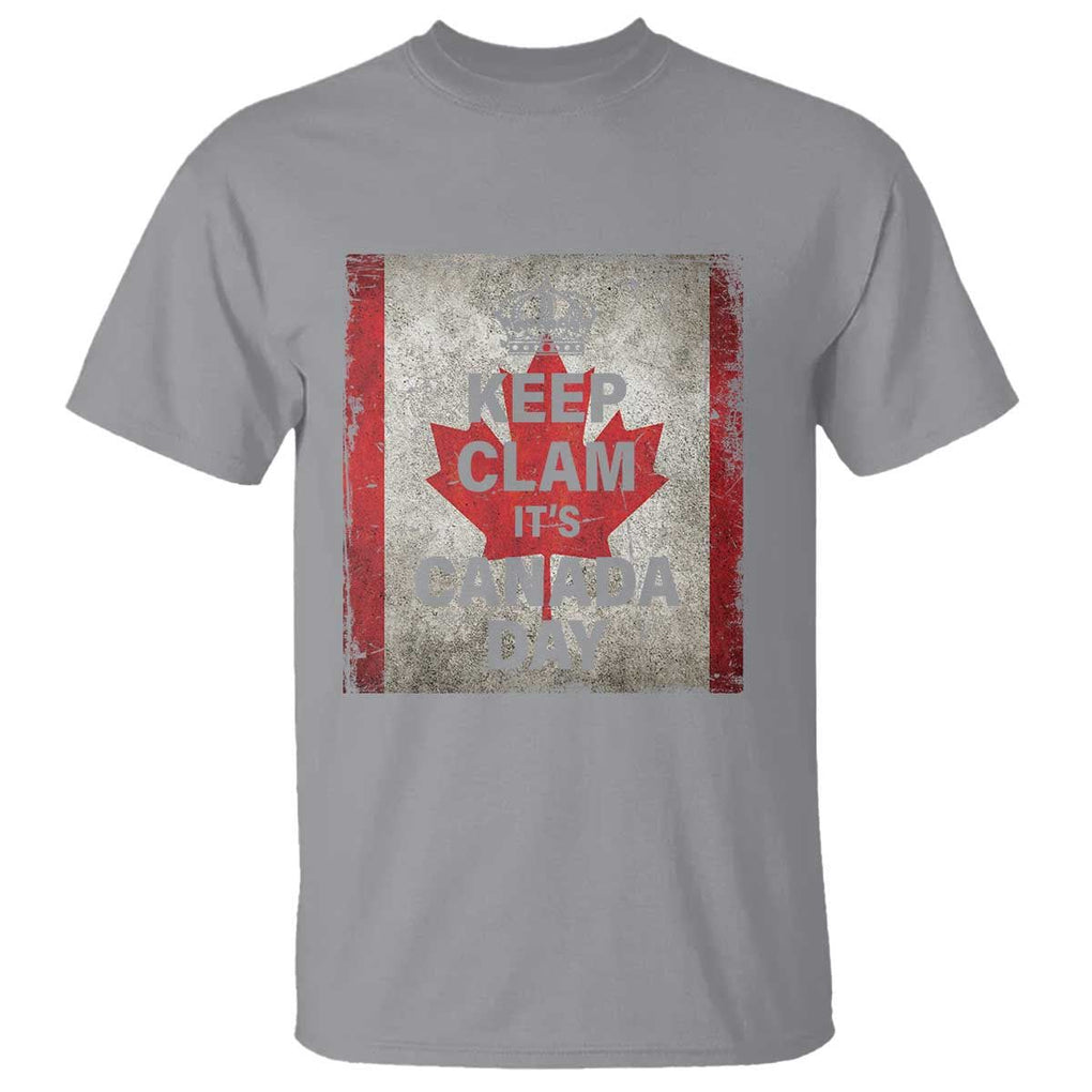 Keep Calm It's Canada Day T Shirt TS09 Sport Gray Print Your Wear