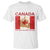 Canadian T Shirt Canada Not just Colder Cooler TS09 White Print Your Wear