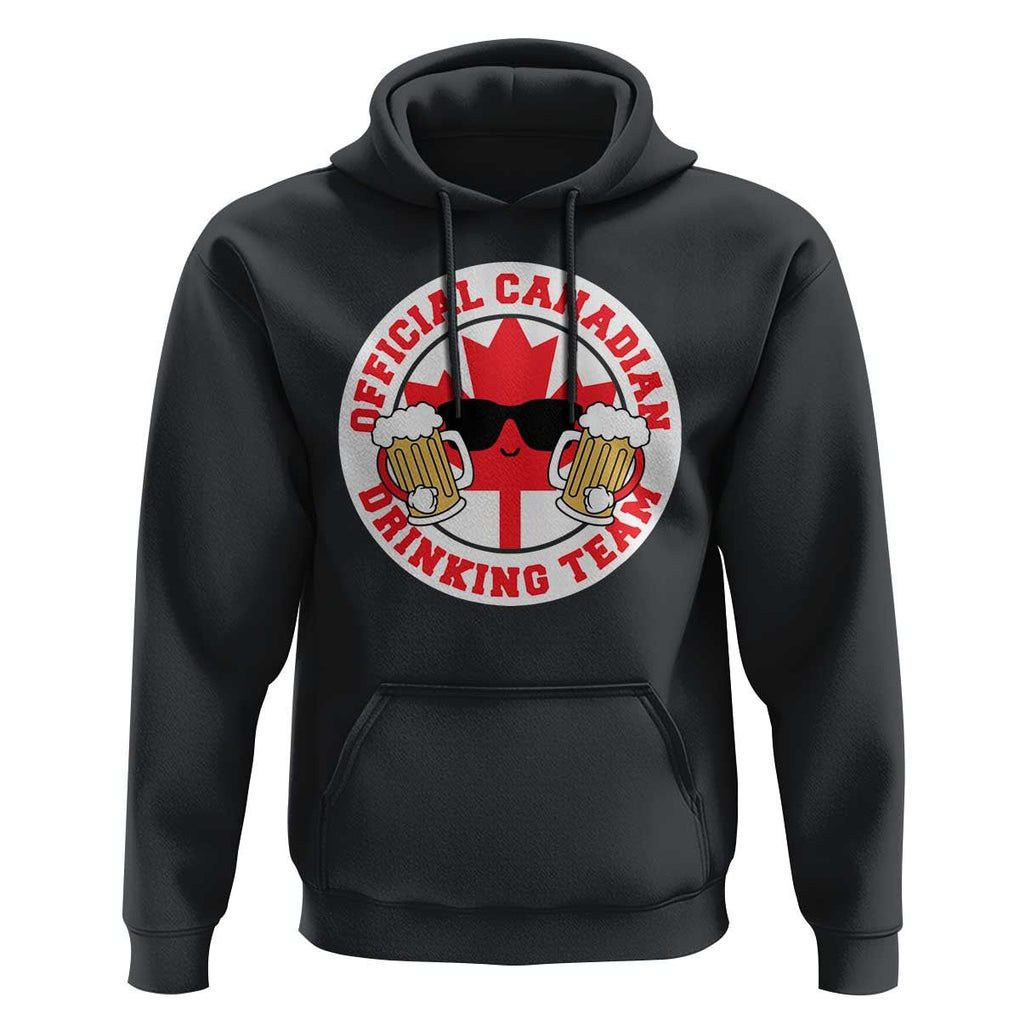 Canada Beer Lover Hoodie Official Canadian Drinking Team TS09 Black Print Your Wear