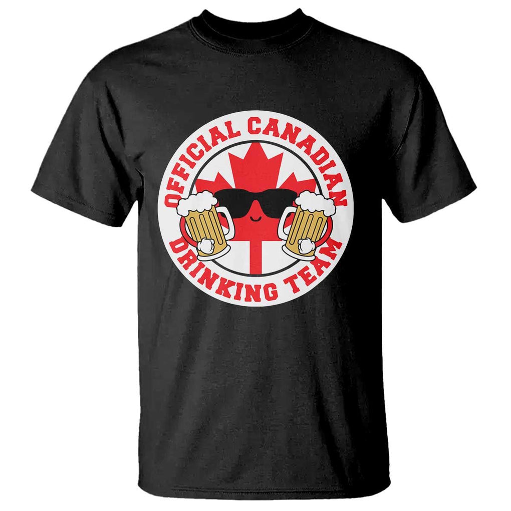 Canada Beer Lover T Shirt Official Canadian Drinking Team TS09 Black Print Your Wear