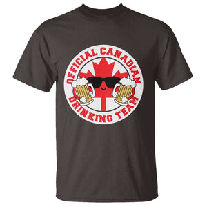 Canada Beer Lover T Shirt Official Canadian Drinking Team TS09 Dark Chocolate Print Your Wear