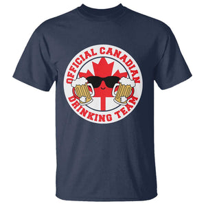 Canada Beer Lover T Shirt Official Canadian Drinking Team TS09 Navy Print Your Wear