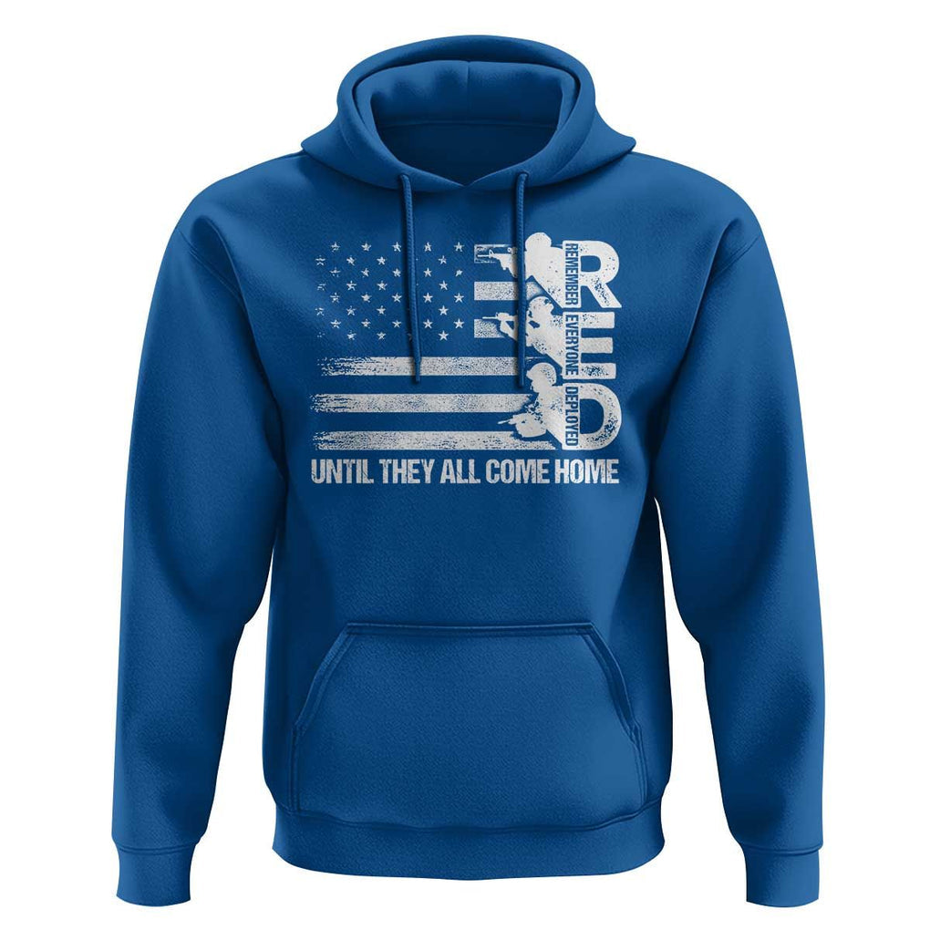 Red Friday Hoodie Until They Come Home Remember Everyone Deployed TS09 Royal Blue Print Your Wear