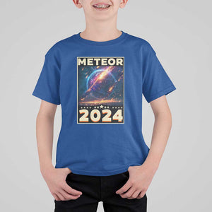 Perseid Meteor Shower 2024 Astronomy T Shirt For Kid TS09 Royal Blue Print Your Wear