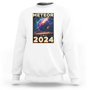 Perseid Meteor Shower 2024 Astronomy Sweatshirt TS09 White Print Your Wear