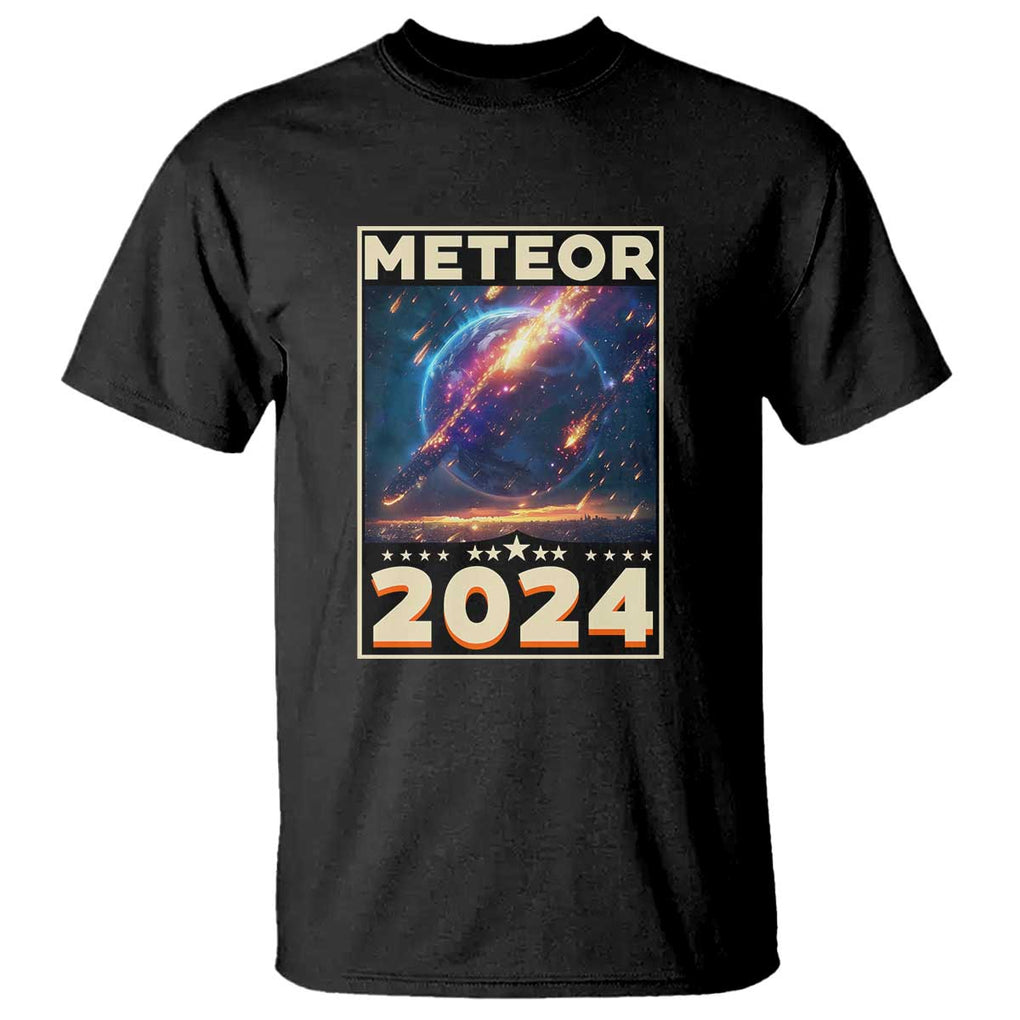 Perseid Meteor Shower 2024 Astronomy T Shirt TS09 Black Print Your Wear