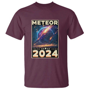 Perseid Meteor Shower 2024 Astronomy T Shirt TS09 Maroon Print Your Wear